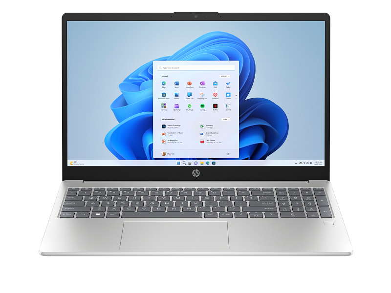 HP 15-fd0443nia 15.6-inch laptop in natural silver