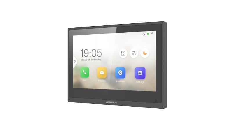 Hikvision DS-KH6351-WTE1 7-Inch IP Video Intercom Indoor Station with Metal Frame