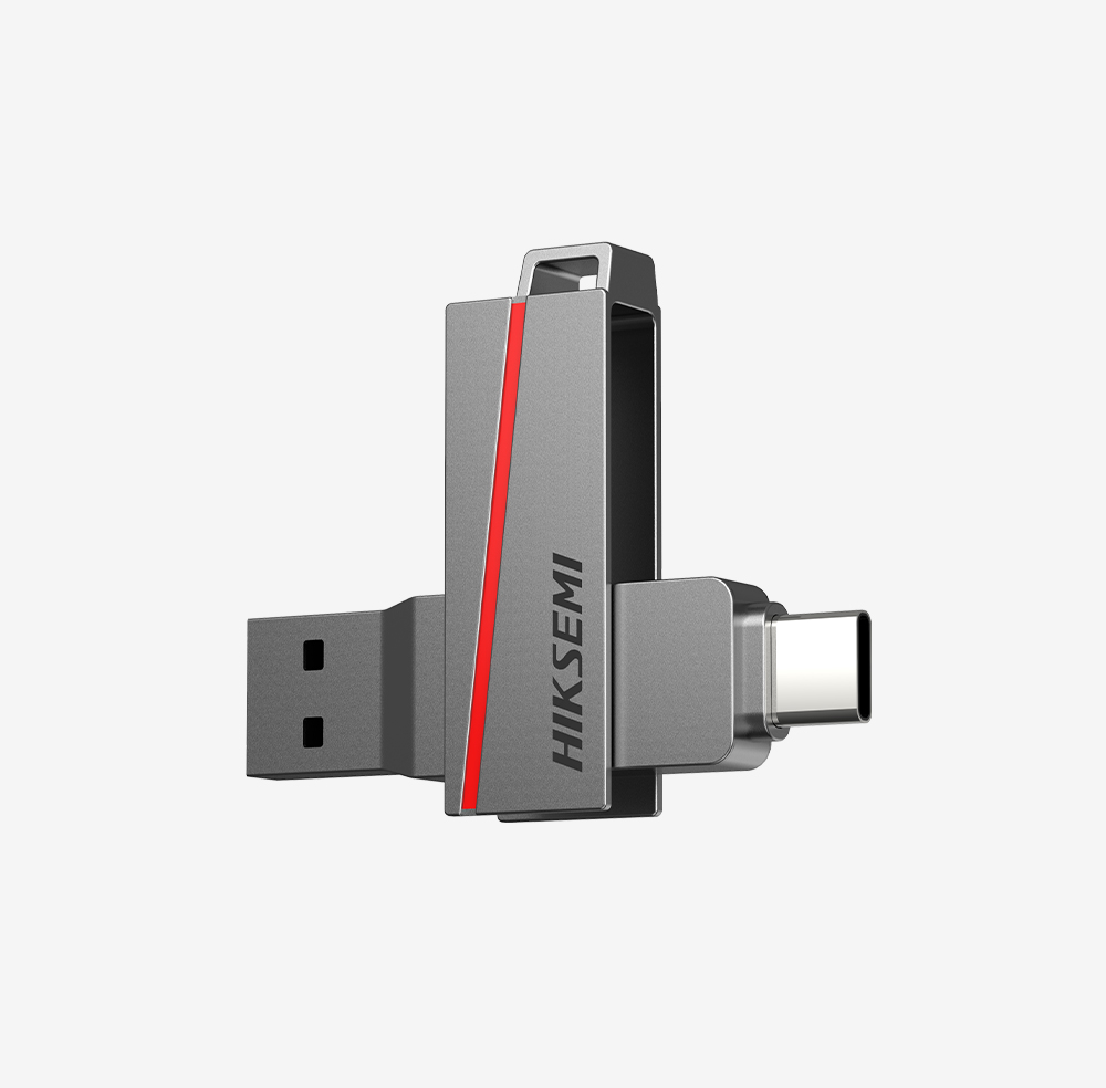 HS-USB-E307C 256G U3 Dual Slim USB 256GB Type-C USB 3.0 Flash Drive