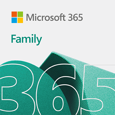 Microsoft 365 Family Digital License for 6 Users with Word Excel PowerPoint Outlook and OneDrive