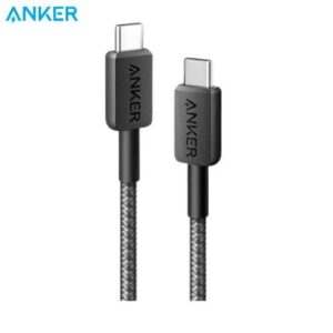 Anker 310 Usb-C To Usb-C Cable (3Ft,240W, Braided) Black