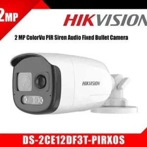 Hikvision DS-2CE12DF3T-PIRXOS 2MP ColorVu PIR Siren Audio Bullet Camera