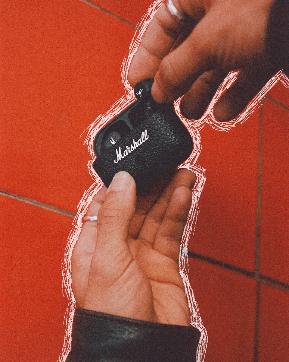 Marshall Motif II ANC earbuds with wireless charging case