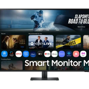 Samsung 43-inch Smart Monitor M7 M70F 4K Samsung Vision AI Black LS43FM700UMXUE