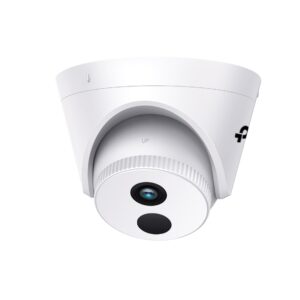 TP-Link VIGI C400HP white turret network camera with lens and infrared lights