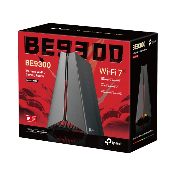 TP-Link Archer GE550 BE9300 Tri-Band WiFi 7 Gaming Router - detail view 6
