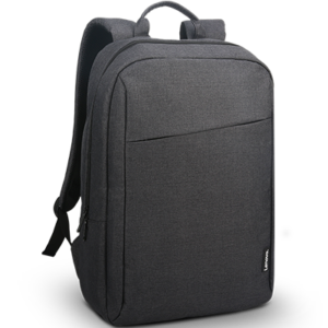 Lenovo B210 black backpack angled view showing side profile