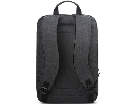 Lenovo B210 backpack rear view with shoulder straps and back panel