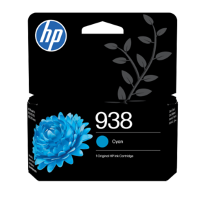 HP 938 Cyan Ink Cartridge 4S6X5PE, retail packaging