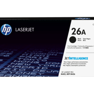 HP 26A Black Toner Cartridge CF226A, retail packaging