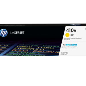 HP 410A Yellow Toner Cartridge CF412A, retail packaging