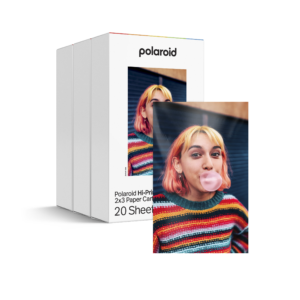 Polaroid Hi-Print 2x3 paper cartridge refill, one 20-sheet pack from the 60-sheet bundle