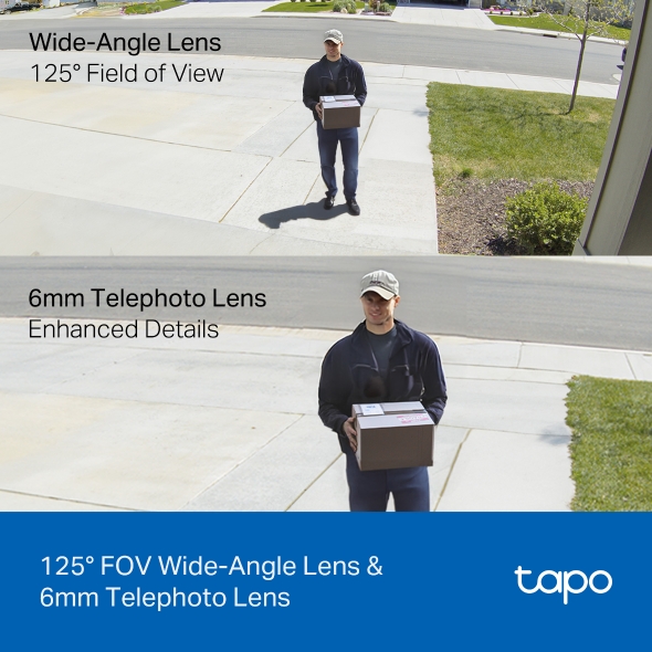 TP-Link Tapo C246D Dual-Lens Pan/Tilt WiFi Security Camera - detail view 5
