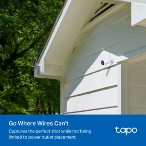 TP-Link Tapo C425 KIT Solar Security Camera - outdoor installation view