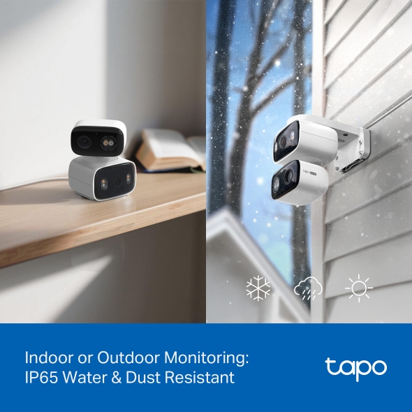 TP-Link Tapo C246D Dual-Lens Pan/Tilt WiFi Security Camera - detail view 7