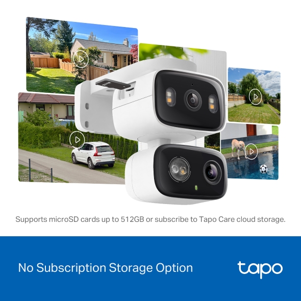 TP-Link Tapo C246D Dual-Lens Pan/Tilt WiFi Security Camera - detail view 10