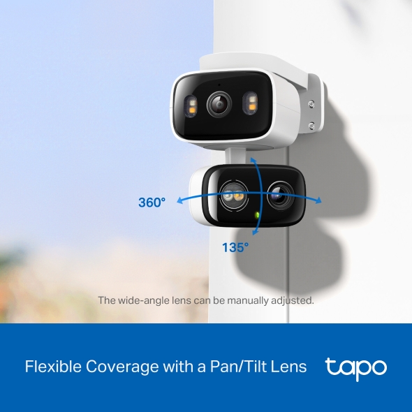 TP-Link Tapo C246D Dual-Lens Pan/Tilt WiFi Security Camera - detail view 12