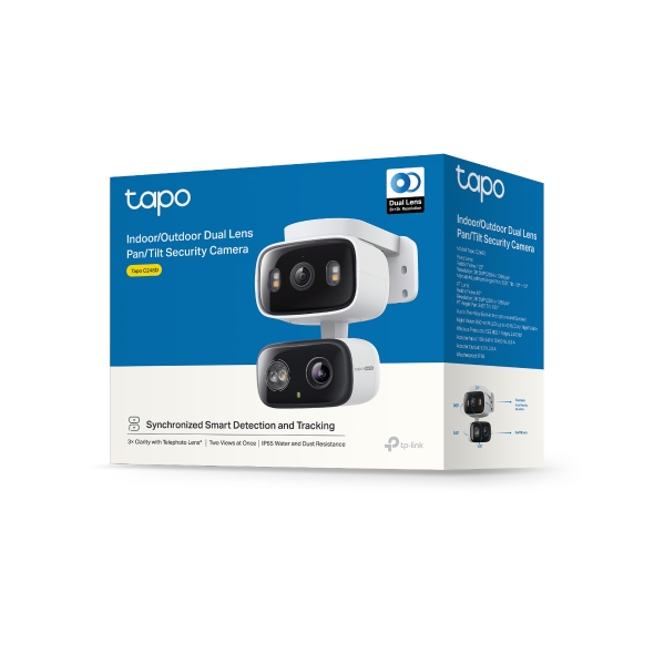 TP-Link Tapo C246D Dual-Lens Pan/Tilt WiFi Security Camera - detail view 13