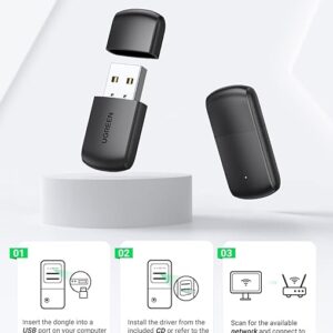 UGREEN CM448 AC650 Dual-Band USB WiFi Adapter - detail view 2