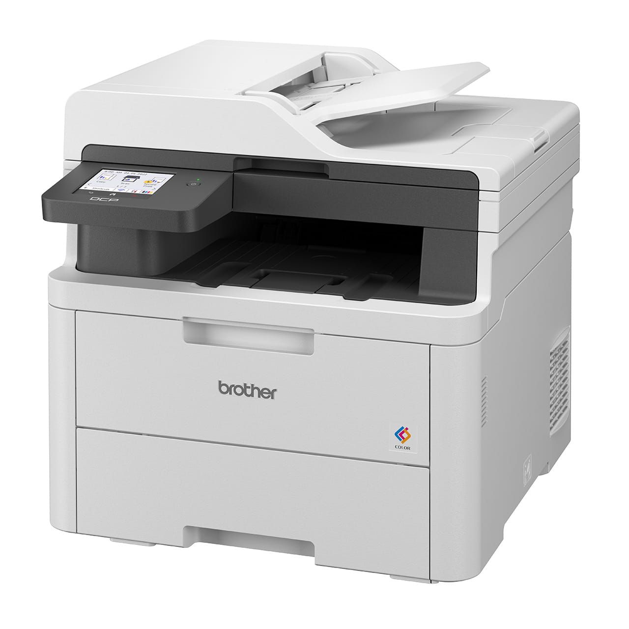 Brother DCP-L3560CDW printer left side product view
