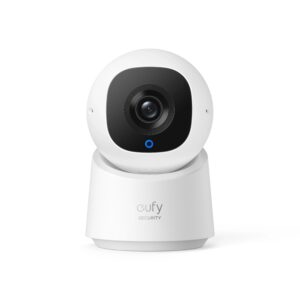 Eufy Indoor Cam C220 white camera front lens and base
