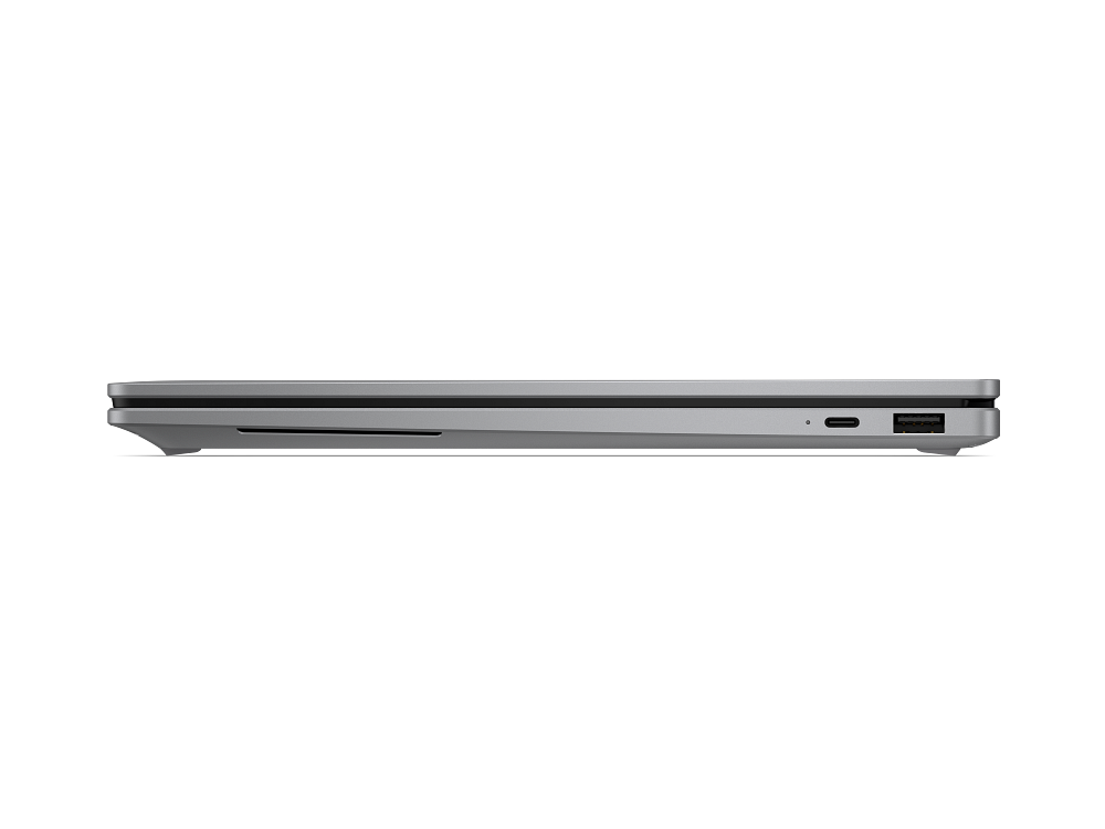 HP OmniBook X Flip 14-kb0023nia opposite closed side view showing USB-C and USB-A ports