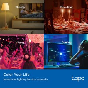 TP-Link Tapo L530E Smart Wi-Fi Bulb - individual unit - multicolour room lighting
